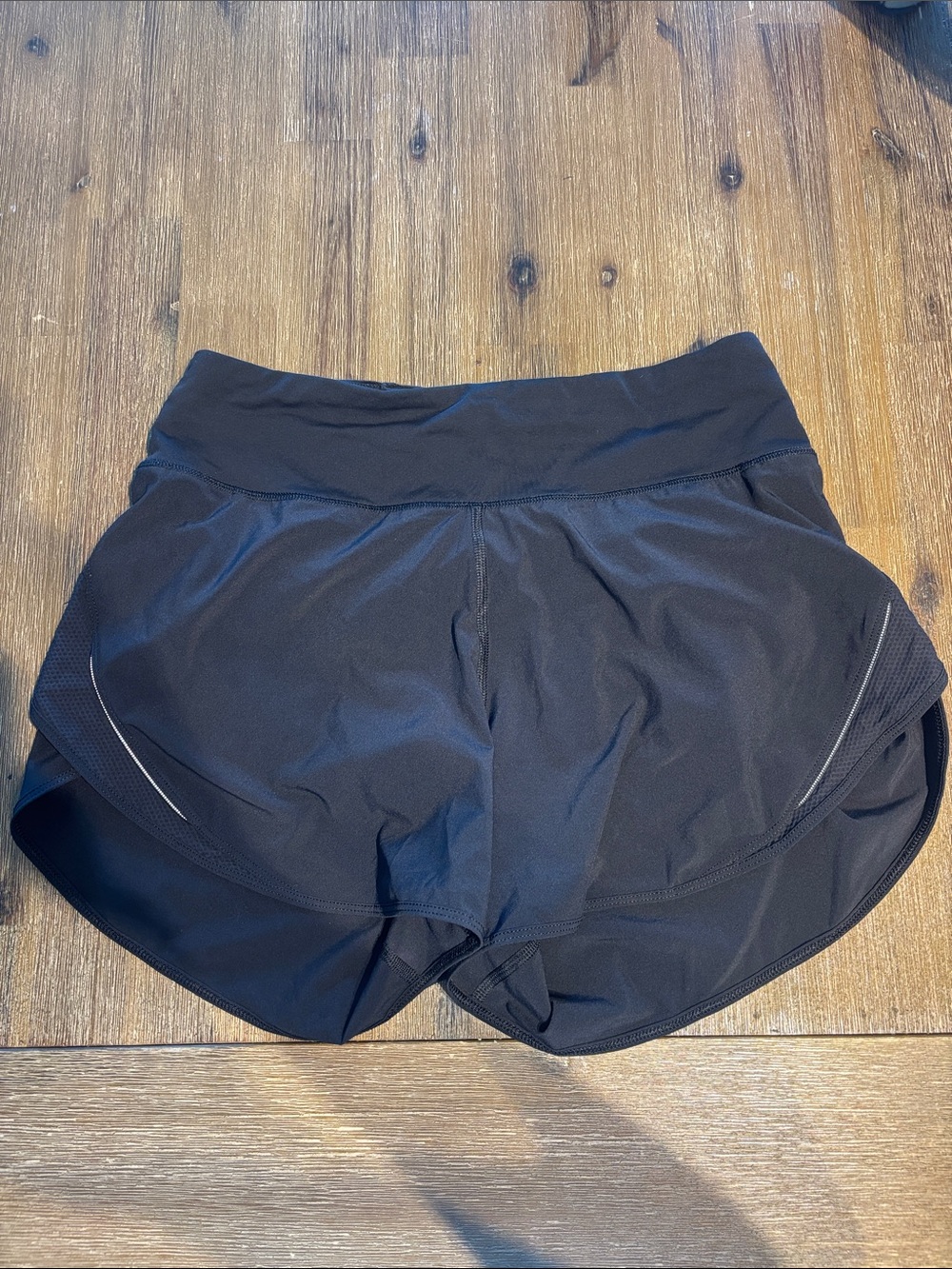 lululemon athletica Black Athletic Running Shorts